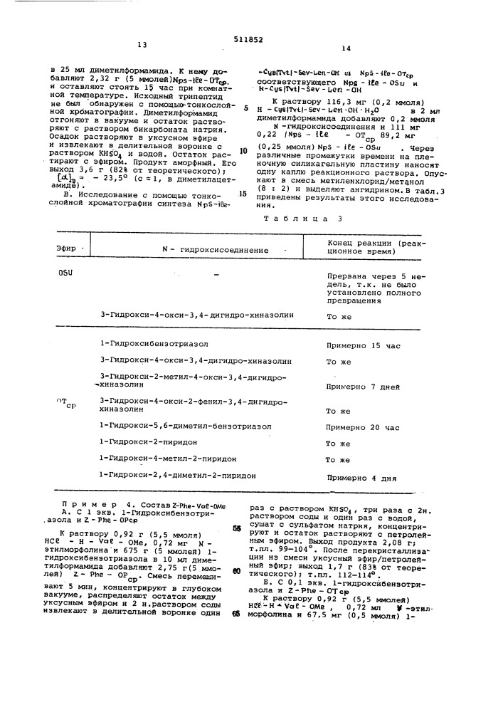 Способ получения пептидов (патент 511852)