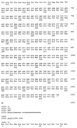 Гены grg23 и grg51, придающие устойчивость к гербицидам (патент 2393225)