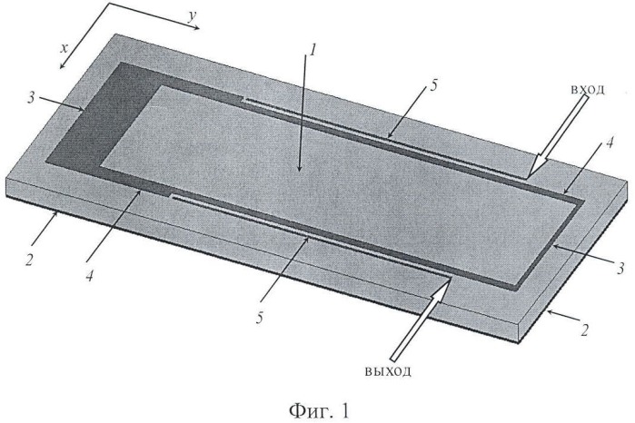 Микрополосковый полосно-пропускающий фильтр (патент 2475900)