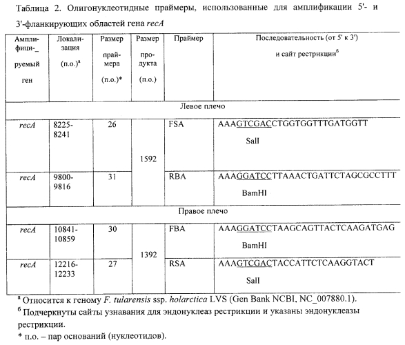 Штамм francisella tularensis 15/23-1δreca со сниженной реактогенностью для создания живой туляремийной вакцины и способ его получения (патент 2567810)