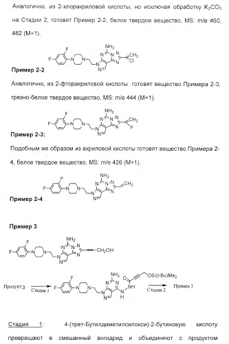 2-алкинил- и 2-алкенил-пиразол-[4,3-e]-1, 2, 4-триазоло-[1,5-c]-пиримидиновые антагонисты a2a рецептора аденозина (патент 2373210)