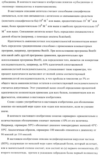 Вирусоподобные частицы, включающие гибридный белок белка оболочки бактериофага ар205 и антигенного полипептида (патент 2409667)