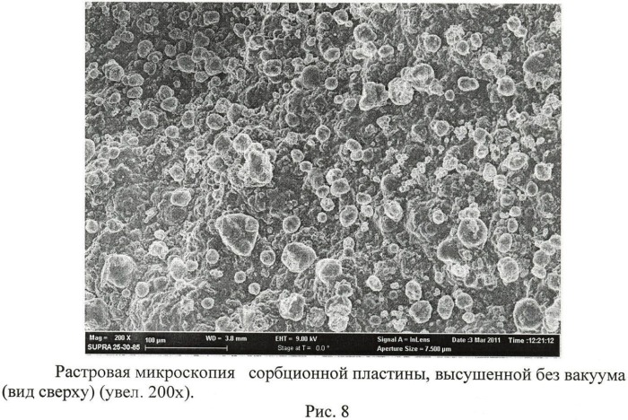 Состав пластины сорбционной (патент 2474422)