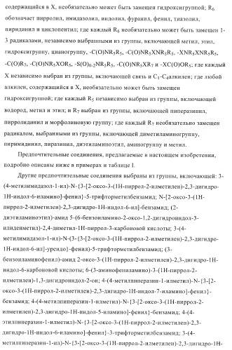 Соединения и композиции как ингибиторы протеинкиназы (патент 2406725)