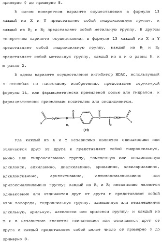 Способы лечения рака с использованием ингибиторов hdac (патент 2356547)