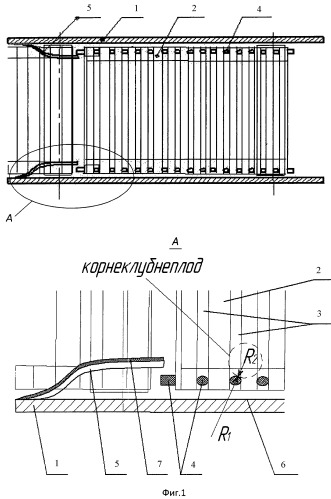 Сепарирующее устройство корнеклубнеуборочной машины (патент 2464765)