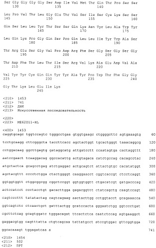 Pscaxcd3, cd19xcd3, c-metxcd3, эндосиалинxcd3, epcamxcd3, igf-1rxcd3 или fap-альфаxcd3 биспецифическое одноцепочечное антитело с межвидовой специфичностью (патент 2547600)