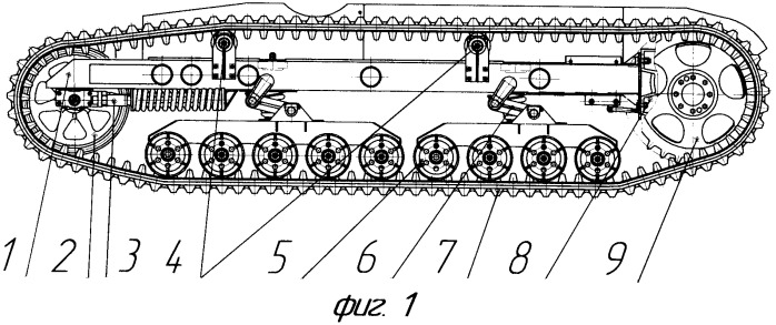 Тележка гусеничная уборочной машины (патент 2380267)