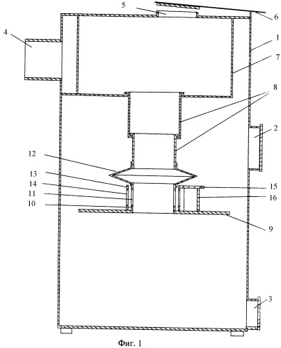 Распределитель воздуха твердотопливного отопительного прибора верхнего горения (варианты) (патент 2502019)