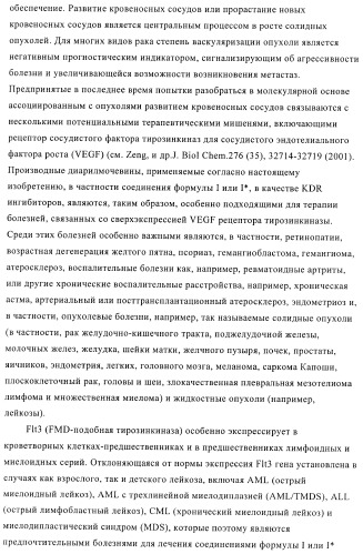 Производные диарилмочевины, применяемые для лечения зависимых от протеинкиназ болезней (патент 2369605)