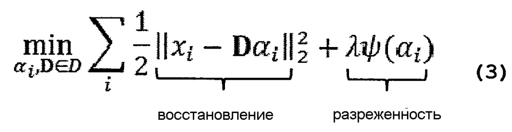 Система обработки изображений и способ устранения растровой структуры изображения через разреженное представление сканированных печатных копий (патент 2595635)