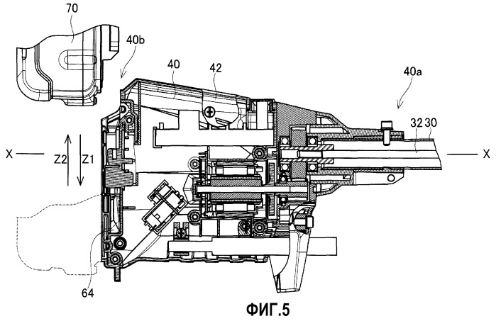 Косилка с универсальным рабочим стержнем (патент 2467549)