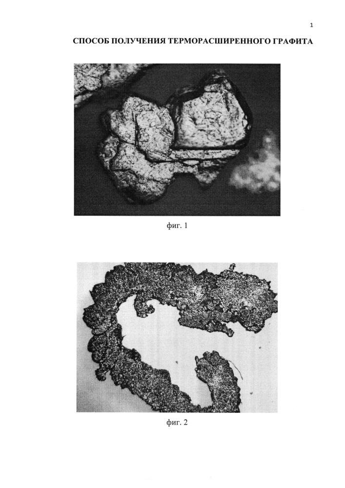 Способ получения терморасширенного графита (патент 2648315)