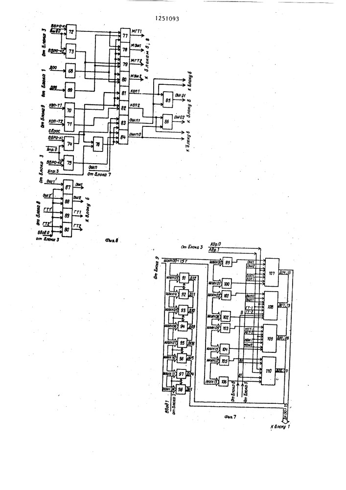 Устройство для сопряжения двух электронных вычислительных машин (патент 1251093)