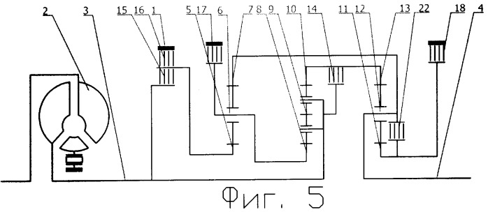 Гидромеханическая коробка передач (патент 2285165)