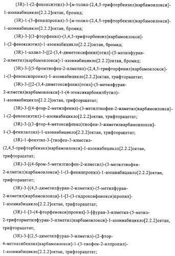 Карбаматные производные хинуклидина, фармацевтическая композиция на их основе и применение (патент 2321588)