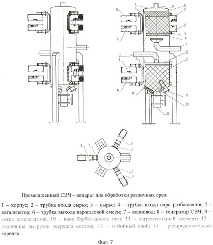 Способ термической переработки высокомолекулярного углеродсодержащего сырья в более легкие соединения (патент 2468065)