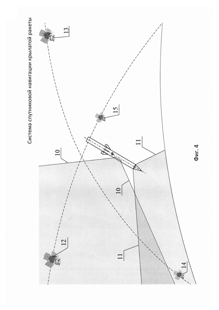 Система спутниковой навигации крылатой ракеты (варианты) (патент 2650582)