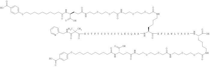 Дважды ацилированные производные glp-1 (патент 2559540)