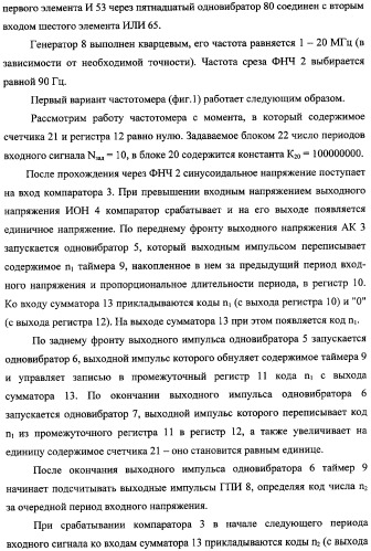 Частотомер промышленного напряжения ермакова-федорова (варианты) (патент 2362175)