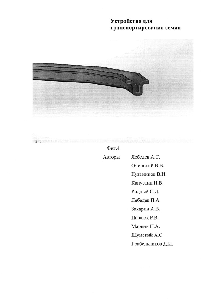 Устройство для транспортирования семян (патент 2653905)