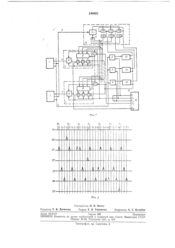 Циклическое устройство сбора информации (патент 249095)