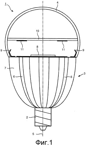 Лампа в сборе (патент 2528949)