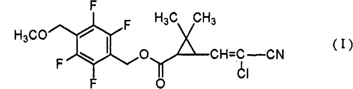 Сложноэфирное соединение циклопропанкарбоновой кислоты и его применение для борьбы с вредителями (патент 2449987)