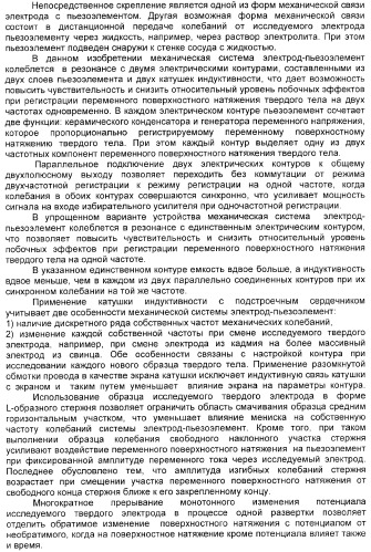 Устройство для регистрации переменного поверхностного натяжения твердых тел (варианты) (патент 2369861)