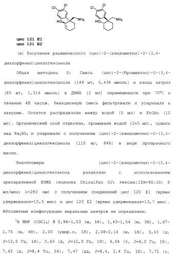 Циклоалкиламины в качестве ингибиторов повторного поглощения моноамина (патент 2430913)