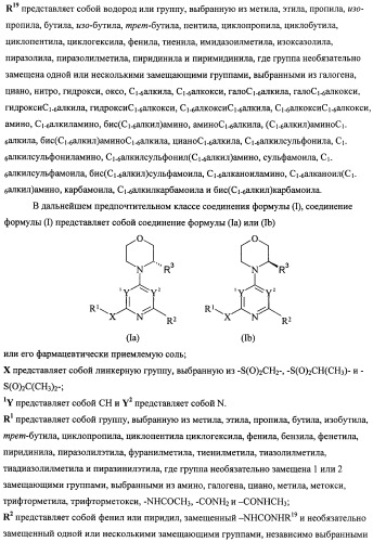 Производные морфолинопиримидина, полезные для лечения пролиферативных нарушений (патент 2440349)