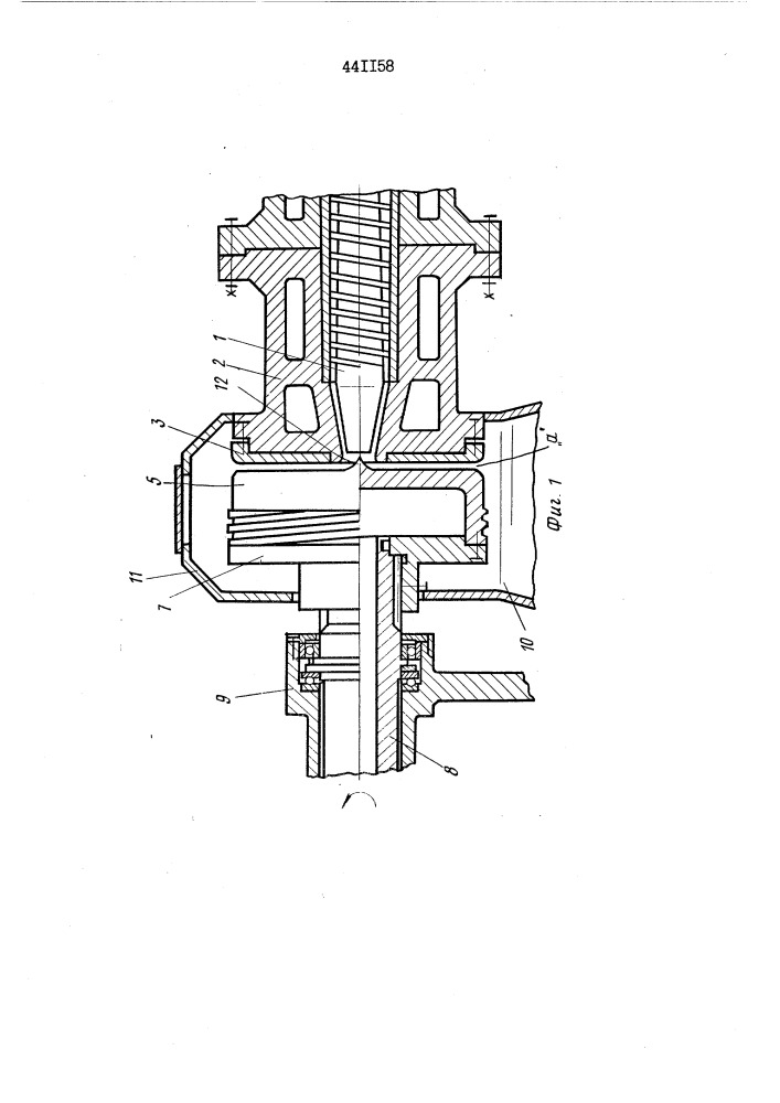 Дисковый пластикатор для полимерных материалов (патент 441158)