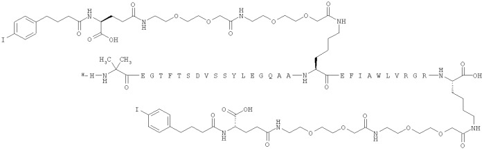 Дважды ацилированные производные glp-1 (патент 2559540)