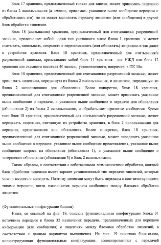 Блок источника лицензии, блок назначения лицензии и их способ (патент 2308074)