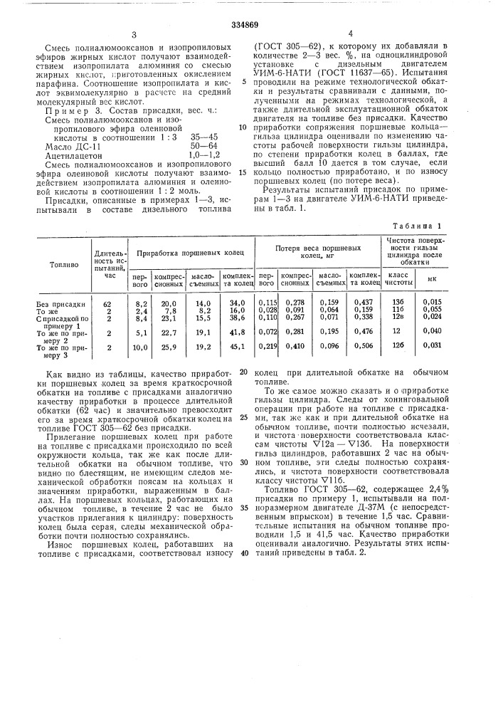 Патент ссср  334869 (патент 334869)