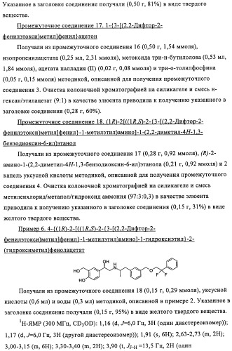 Производные 4-(2-амино-1-гидроксиэтил)фенола в качестве агонистов  2-адренергического рецептора (патент 2451675)