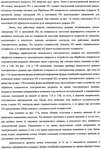 Электрод для обработки поверхности электрическим разрядом, способ его изготовления и хранения (патент 2335382)