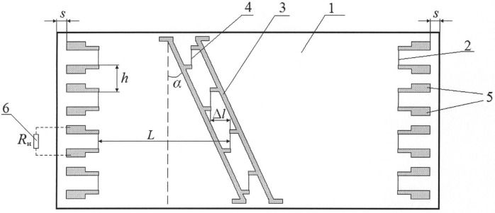 Многоканальная отражательная линия задержки на поверхностных акустических волнах (патент 2522886)