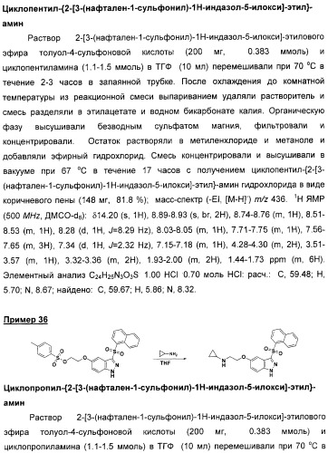 Производные замещенного-3-сульфонилиндазола в качестве лигандов 5-гидрокситриптамина-6 (патент 2429231)