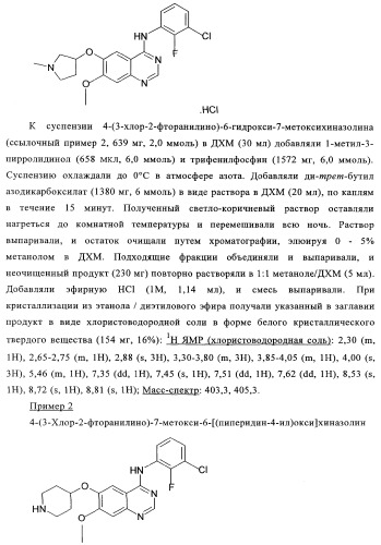 Производные 4-анилино-хиназолина, способ их получения (варианты), фармацевтическая композиция, способ ингибирования пролиферативного действия и способ лечения рака у теплокровного животного (патент 2345989)