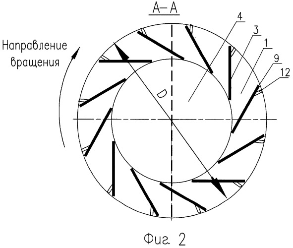 Радиальное рабочее колесо (патент 2429385)