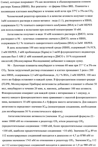 Соединения азетидина в качестве антагонистов рецептора орексина (патент 2447070)