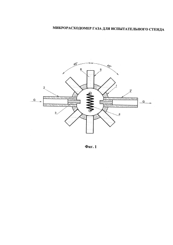 Микрорасходомер газа для испытательного стенда (патент 2584181)