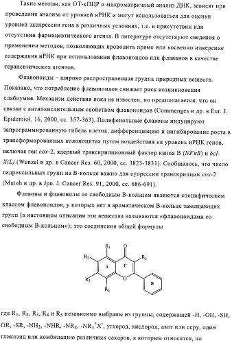 Приготовление смеси флавоноидов со свободным в-кольцом и флаванов как терапевтического агента (патент 2379031)