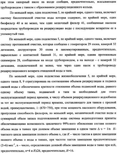 Система жизнеобеспечения группы танков океанариума (варианты) (патент 2343703)