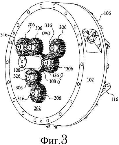 Планетарный роторный двигатель внутреннего сгорания (варианты) (патент 2415284)