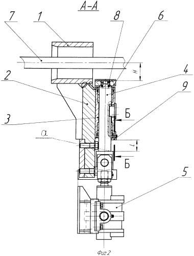 Механизм перехвата стержня с оправкой стана поперечно-винтовой прокатки (патент 2375131)