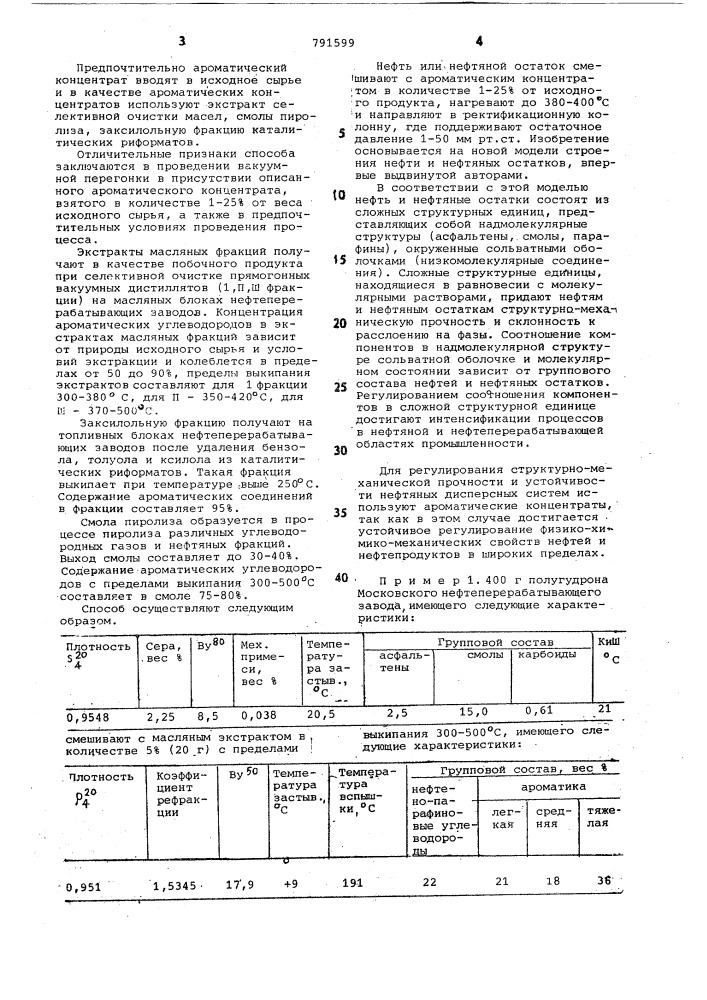 Способ получения дистиллятных фракций (патент 791599)