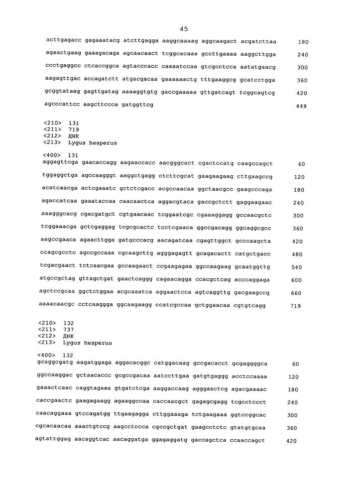 Подавление экспрессии генов у насекомых-вредителей (патент 2665549)