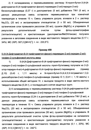 Производные пиридина и пиримидина в качестве антагонистов mglur2 (патент 2451673)